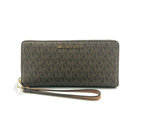 michael kors wallet jet set brown